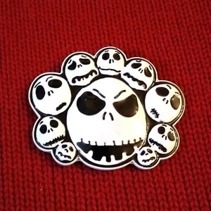 ☠️New Unisex Jack Skellington NBC white faces belt buckle
